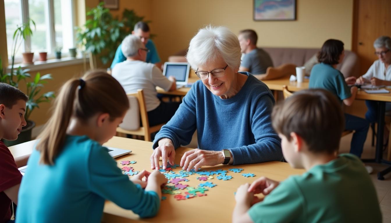 Hero Image for How Intergenerational Programs Help Seniors Stay Mentally Sharp