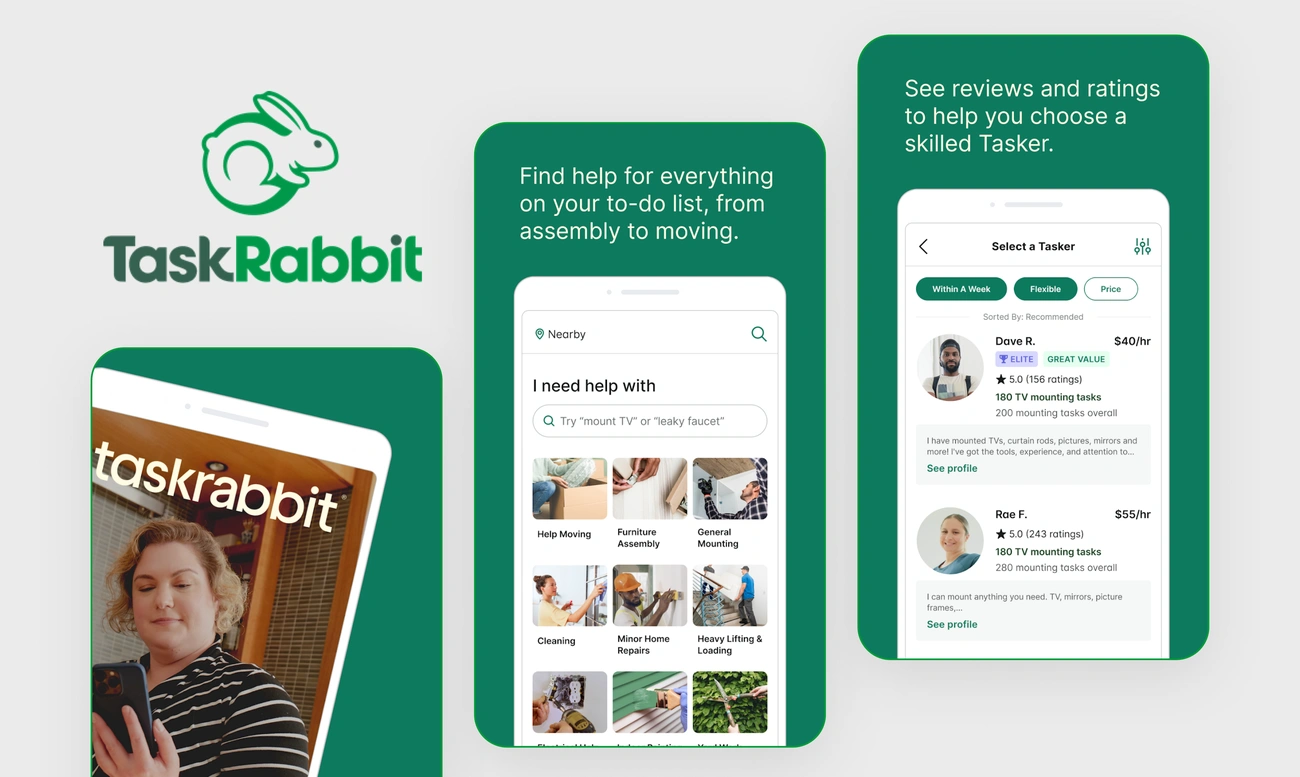 TaskRabbit – Help with Household Tasks