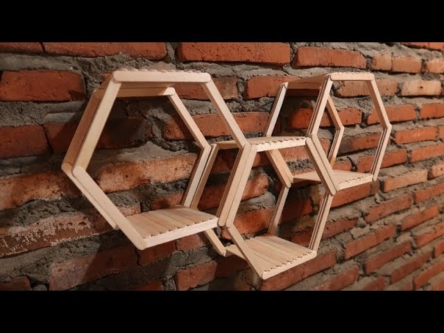Hexagon Popsicle Shelves