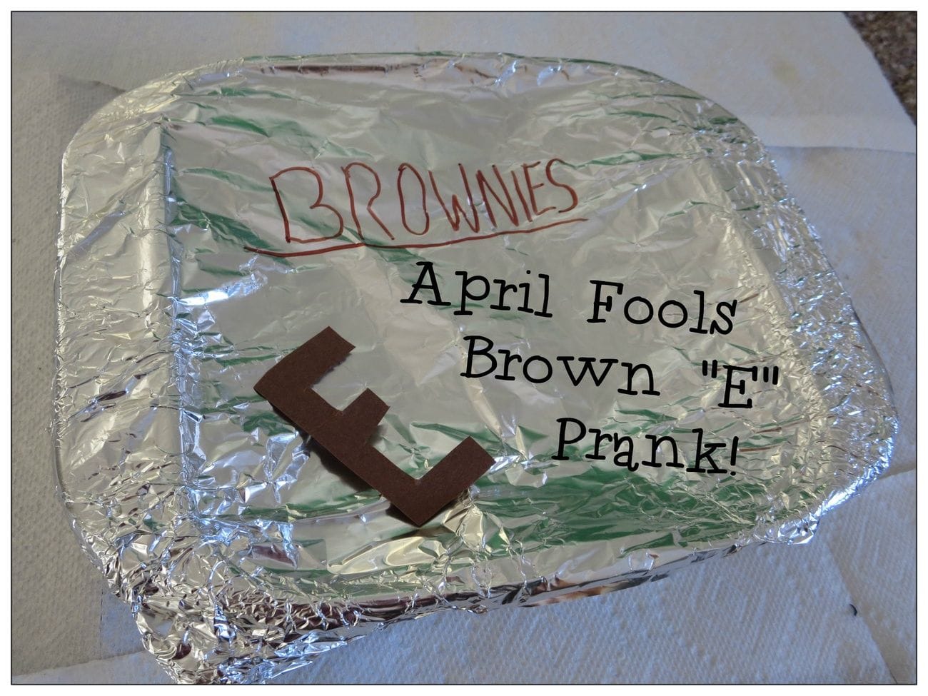 The 'Brown E' Dessert Surprise