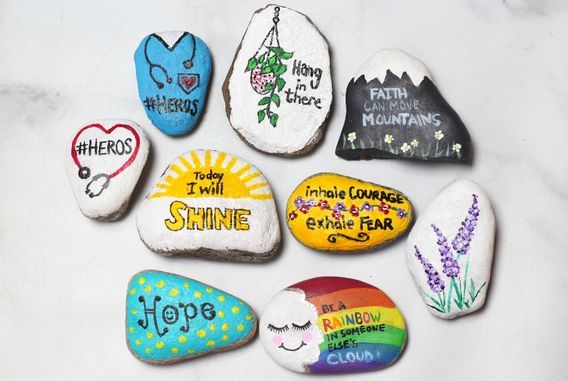 Painted Rock Messages