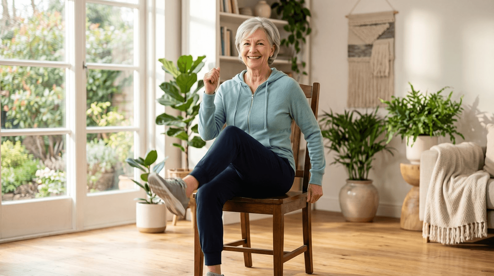 10 Chair Exercises for Seniors, No Standing Required